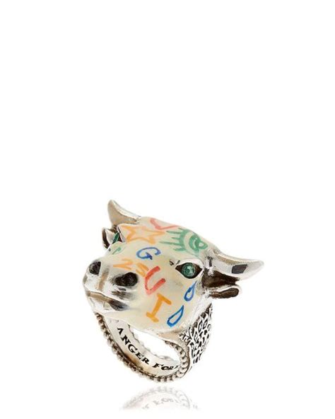 angry forest gucci ring